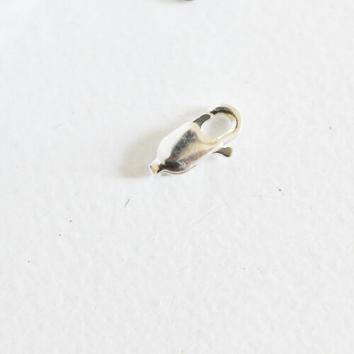 Fermoir argent massif pince de homard 10.1mm, x1 (g5349)