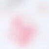 Perles tube rouge effet givré façon delica miyuki, perle rocaille japonaise mat, perlage tissage, sachet 8g, x1 g8133