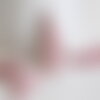 Pompon rose clair coton,décoration pompon,accessoire coton, pompon boucles,coton rose,25-31mm, x5 g2769