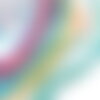 Perles howlite turquoise naturelle,perles pierre, howlite naturelle, perle turquoise,12-14-16-18mm, x5 (g8192)