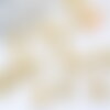 Perle coquillage zamac doré 14k 11mm, x5 (g5797)