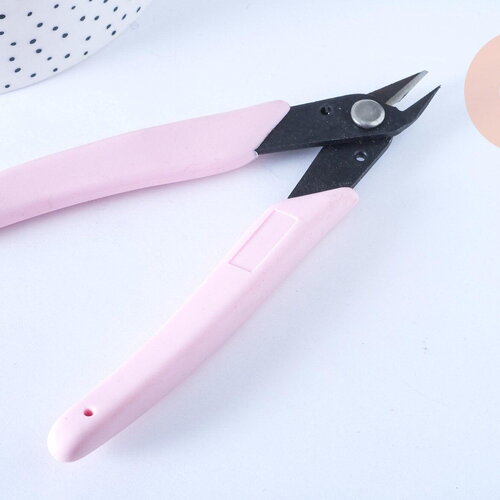 Pince coupante haute précision rose, fabrication de bijoux, pince bijoux, outils bijoux,fournitures créatives, x1 g5597