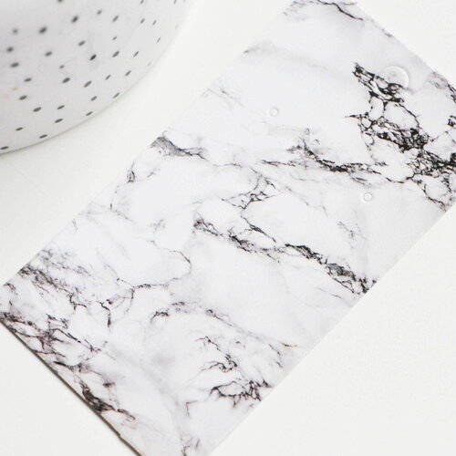 Support carton marbré blanc boucles, présentoir bijoux sachet cadeau,sachet mariage,scrapbooking,9.5x5.5cm, x10 g3636