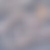 Perle rondelle cristal beige rose 2mm, x1 fil de 32cm (g10111)