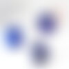 Cabochon rond bleu lapis lazulis, cabochon rond, cabochon pierre, lapis lazulis naturel,14mm, pierre naturelle, x1 (g2596)