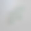 Cabochon rond nacre blanche mauvais oeil, chance, cabochon nacre, gri-gri,10mm , x10 g1058