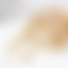 Sable pépite verre doré 1.5~2mm, x10gr (g0846)