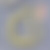 Perles tube jade naturel jaune, perle pierre naturel,13mm, 30 perles, fil de 40cm, x1 (g4161)