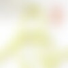 Perle abacus jade vert clair 4x2mm, perle jade, pierre naturelle, perle facette, fil 35cm, x1 (g3002)