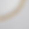 Chaine figaro acier 304 inoxydable doré ip 18k 4x3mm, x1 mètre (g1692)