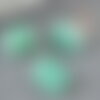 Cabochon aventurine verte,cabochon rectangle, aventurine naturelle,pierre naturelle, 10 x4mm, x1 g1144