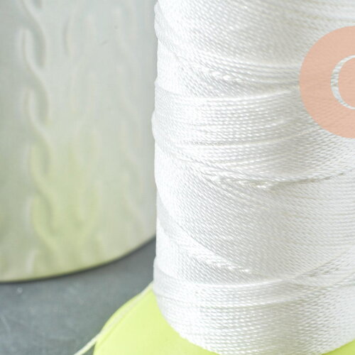 Fil blanc, fournitures créatives, fil à broder, fil couture, scrapbooking, fil blanc, fil nylon blanc pur, 0.8mm, x 10 mètres-g1621