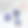 Cabochon rond sodalite bleue naturelle 14mm, x1 (g2246)
