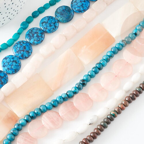 Perle pierres naturelles naturelle formes mixtes 5-30mm, lots de 2 à 5 perles (g9296)