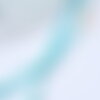 Perle abacus turquoise naturelle 1mm, bijou en pierre naturelle, turquoise naturelle, perle en pierre, fil de 30cm x1 (g7224)