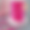 Cordon rose fuchsia or, fabrication bijoux, création bijoux,ruban mariage, scrapbooking, largeur 1.5mm, x1 mètre g3760