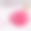 Perles rocailles miyuki rose, perle rocaille japonaise fuchsia lined crystal ,perle rocaille perlage,15/0, 1.5mm, sachet 10g (g3956)