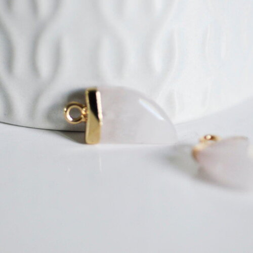 Pendentif corne jade blanc, fournitures créatives,pendentif bijoux, pendentif pierre, jade naturel,jade blanc,pendentif jade,21mm, x1 g0834