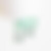 Cabochon agate vert, cabochon rond, agate naturelle,pierre naturelle, cabochon pierre, 8mm, x1 g0420