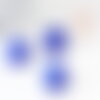 Cabochon jade bleu roi, cabochon rond, jade naturel, cabochon jade bleu,cabochon pierre, 16mm, x1 g2430