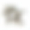 Anneaux ronds métalgun anneaux ouverts 5mm, x20 (g1417)