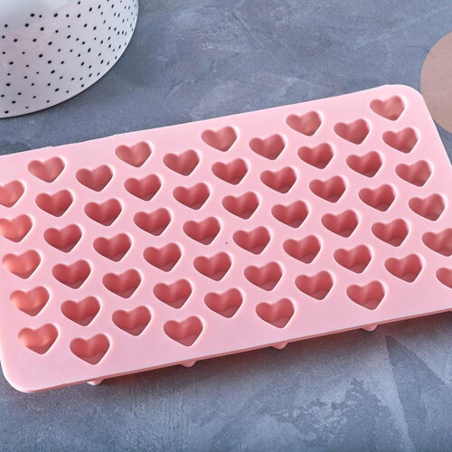 Moule en silicone coeurs, moule patisserie, moule en silicone pour réaliser des bijoux avec inclusion en résine,18.3cm x1 g4971
