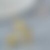 Perle tube cylindrique zamac doré vieilli 8mm, x10 (g8385)