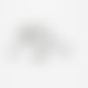 Anneaux ronds noirs ouverts 10mm, x20 (1.9gr) (g2502)