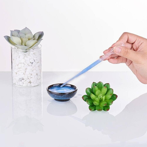 Pipette plastique transparent graduée,outil cosmétique, entonnoir parfum,cosmétique maison, contenant,142x2.5mm,2ml,x 5 g5109