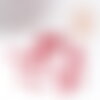 Perles toupie bicone cristal autrichien facette rouge 4mm, x20 (g7462)