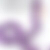 Perles en corail violet,perles corail, corail naturel,perle coquillage,coquillage violet, fil 38cm, x1 (g0980)