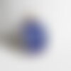 Pendentif oval lapis lazulis, pendentif bijou pierre naturelle, pendentif pierre naturelle,lapis lazulis naturel,25mm, x1 (g3788)