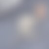 Sable chips verre blanc argent chips mineral 0.6mm, x10gr (g1462)