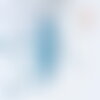 Perles tube verre bleu foncé métallisé mat façon delica miyuki, perle rocaille japonaise mat, perlage tissage, sachet 8g, x1 g7776