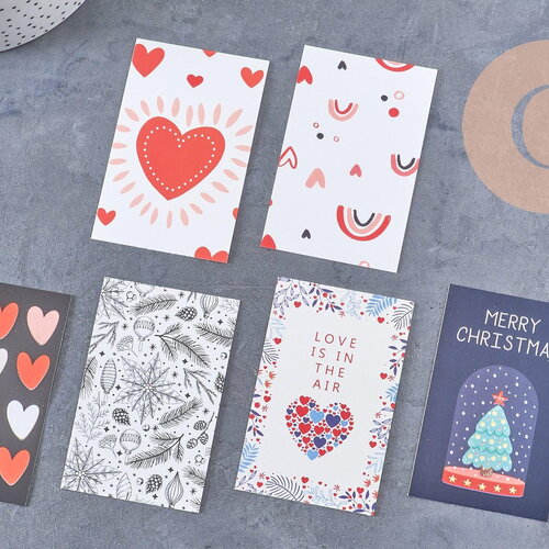 Cartes à bijoux 9x6 cm, x20 (g10851)
