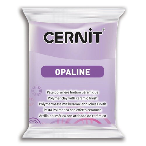 Pâte polymère cernit opaline - lilas x56g (g10447)