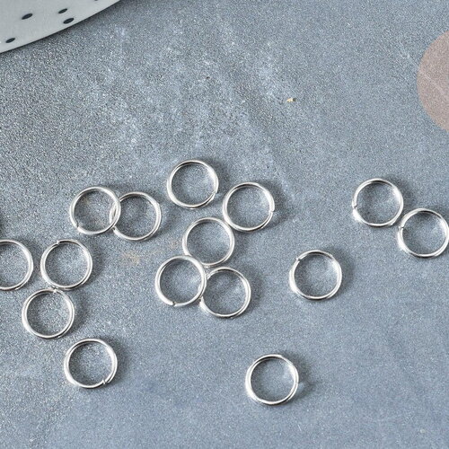 Anneaux de jonction ronds acier 304 inoxydable 6mm, x3gr (g8001)
