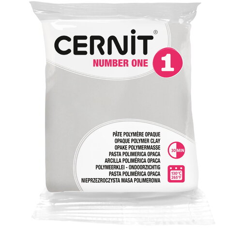 Pâte polymère cernit number one opaque - blanc opaque x56g /250g/500g (g10442)