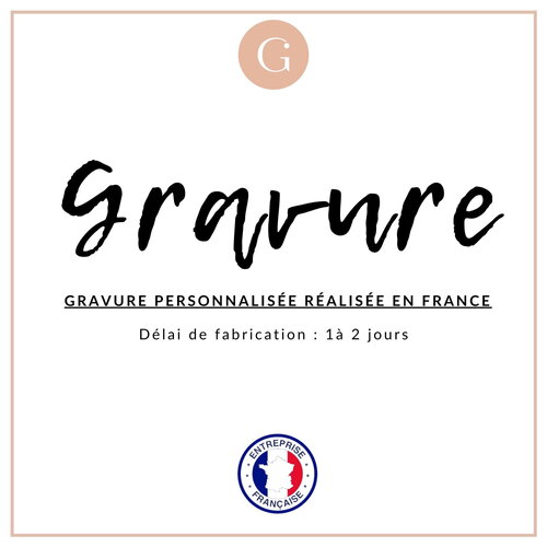 Service de gravure laser bijoux (option)