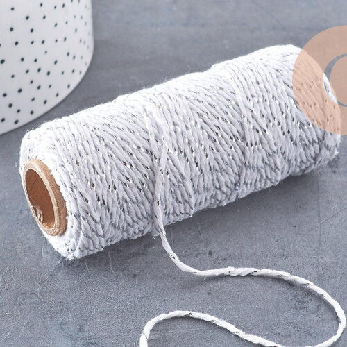 Cordon blanc argent,ruban mariage, scrapbooking,1-1.55mm, x1,x5,x10 mètres, (g2726)
