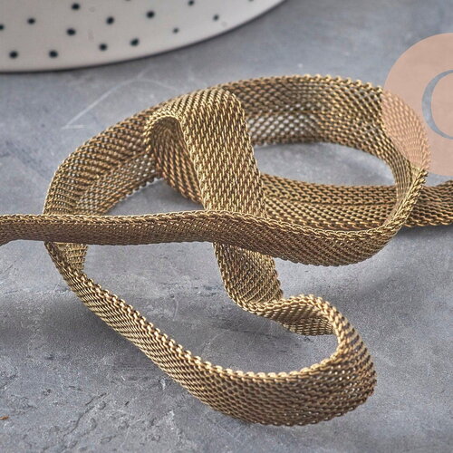 Chaine large maille bronze 10 mm, x1 metre (g1999)