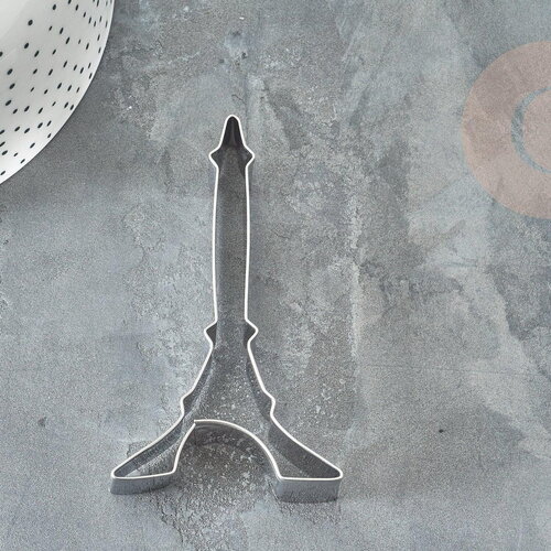 Emporte-pièce tour eiffel, moule patisserie, emporte-pièce en acier inoxydable pour cuisine gateau et loisirs créatifs,8.4cm, x1 g5009