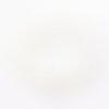 Perle losange nacre blanche naturelle, fourniture créative, pendentif losange, coquillage blanc, création bijoux, 13mm, lot de 10-g1363