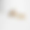 Pendentif croissant lune jaspe paysage doré, fournitures créatives,pendentif bijoux,lune jaspe,pendentif pierre,jaspe naturel,18mm-g1209