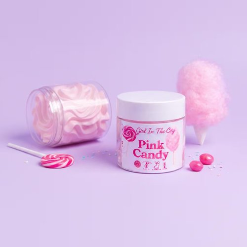 Beurre corporel fouetté 65 ml - pink candy | chantilly corps et cheveux - girl in the city