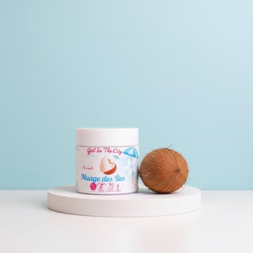 Girl in the city – nuage des îles | beurre corporel fouetté – chantilly de karité – soin naturel corps &amp; cheveux