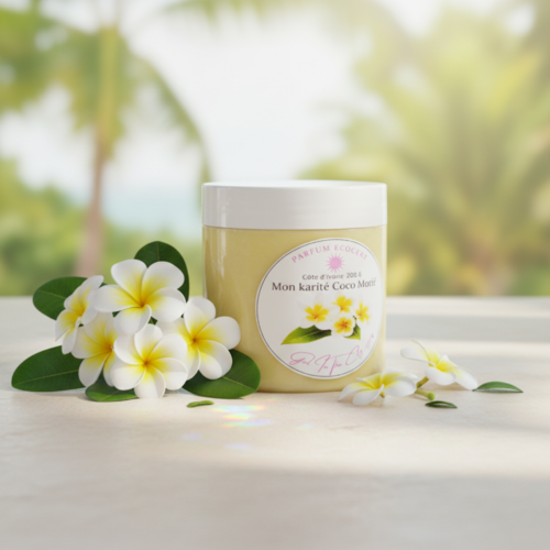 Pupur beurre de karité brut coco monoï | girl in the city