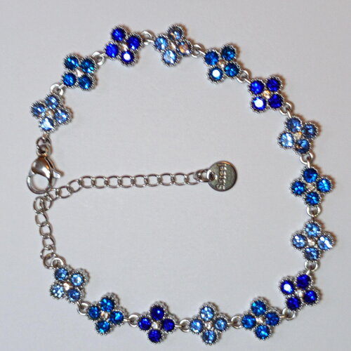 Bracelets princesse acier inoxydable - bracelets trèfles ajustables