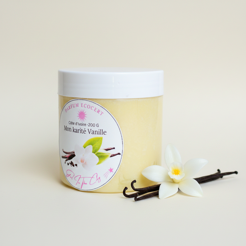 Pur beurre de karité brut vanille - girl in the city