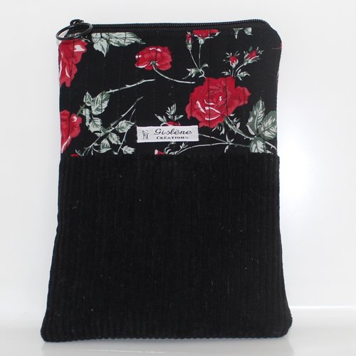 Protection livre de poche fait main